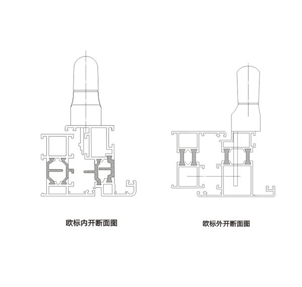 歐標內(nèi)/外開端面圖